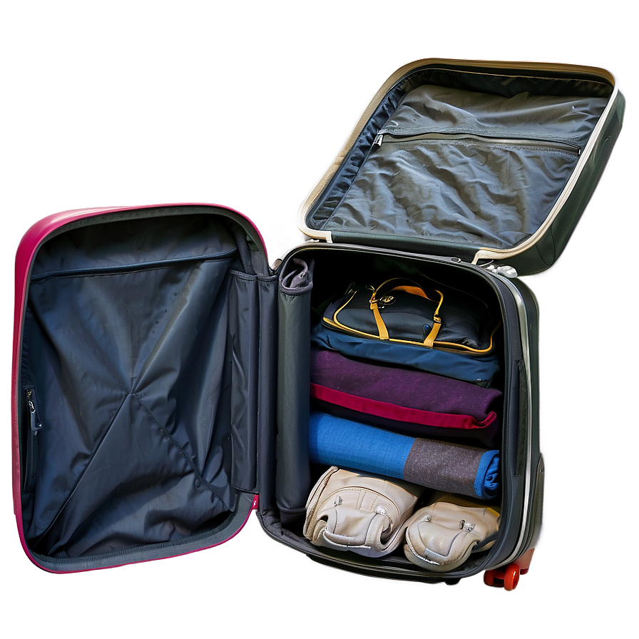 Open Suitcase For Weekend Getaway Png 26 PNG image