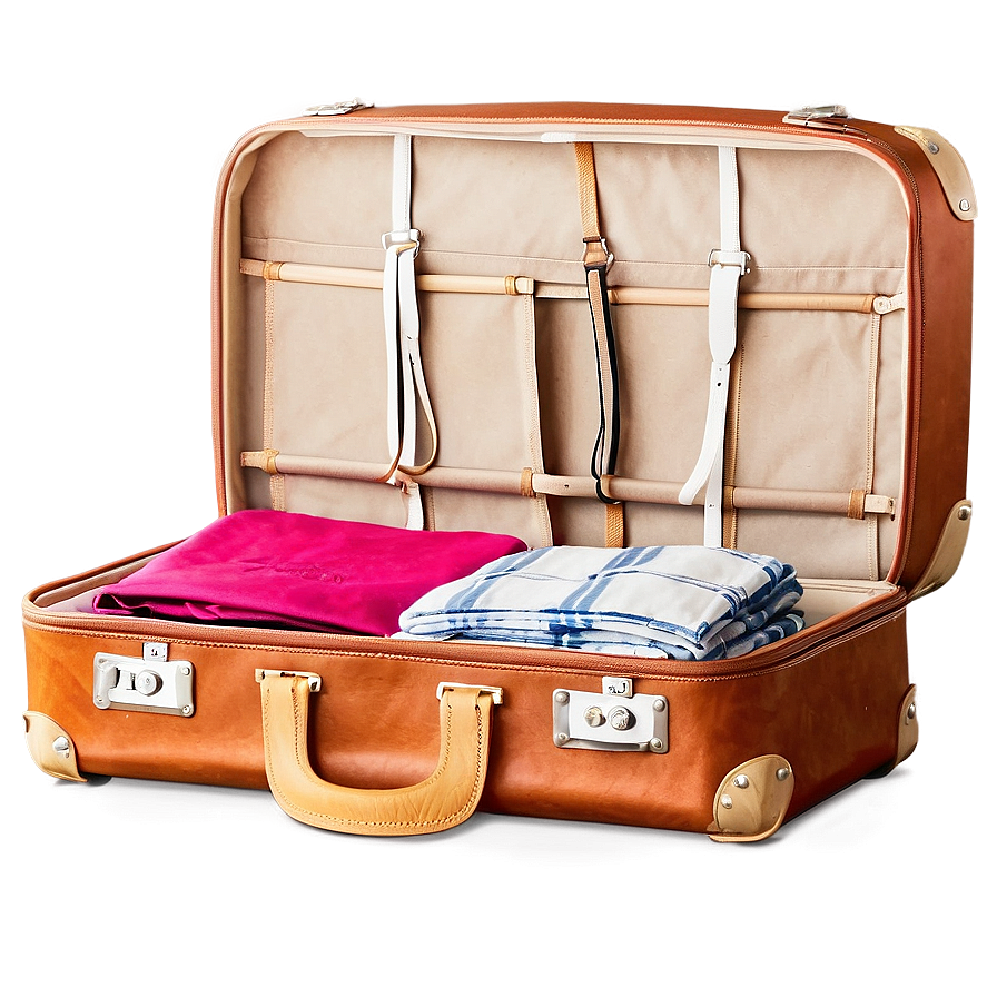 Open Suitcase For Weekend Getaway Png 37 PNG image