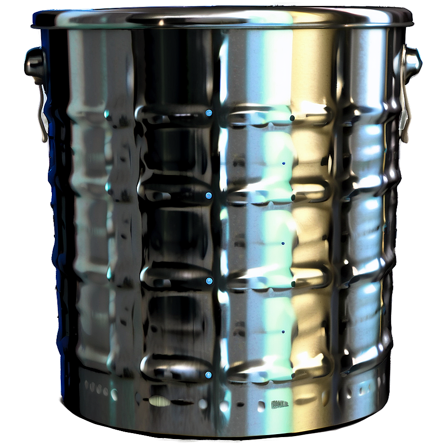 Open Top Bin Metallic Png Pqe60 PNG image