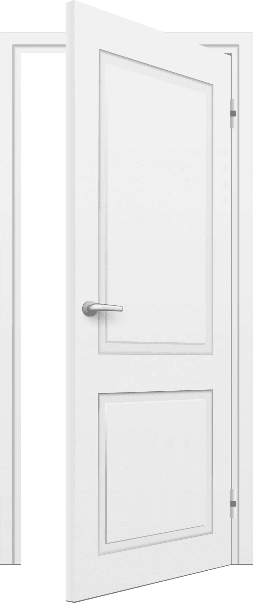 Open White Door PNG image