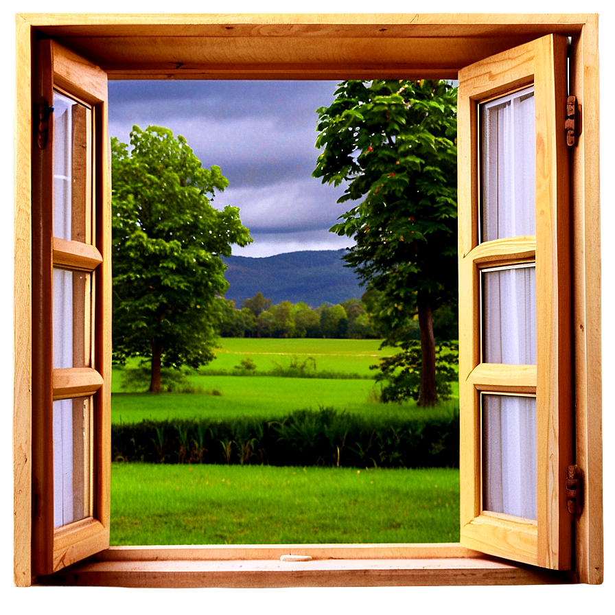 Open Window View Png 05042024 PNG image