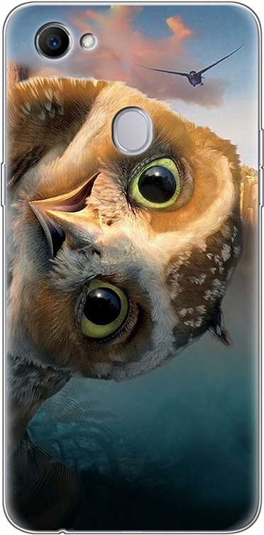 Oppo Mobile Owl Eye Design PNG image