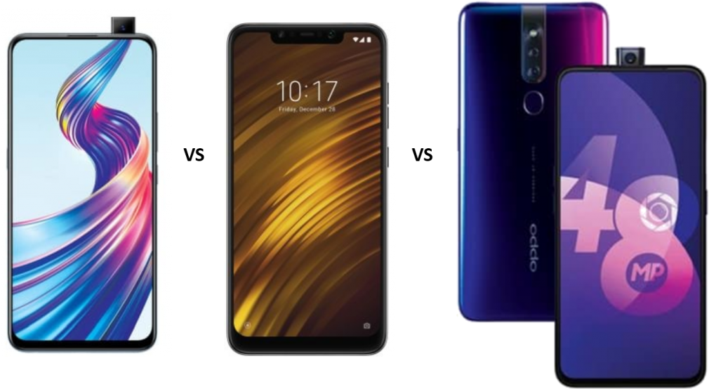 Oppo Smartphone Comparison PNG image