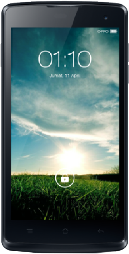 Oppo Smartphone Display PNG image