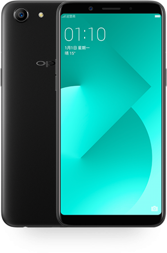 Oppo Smartphone Displayand Camera PNG image