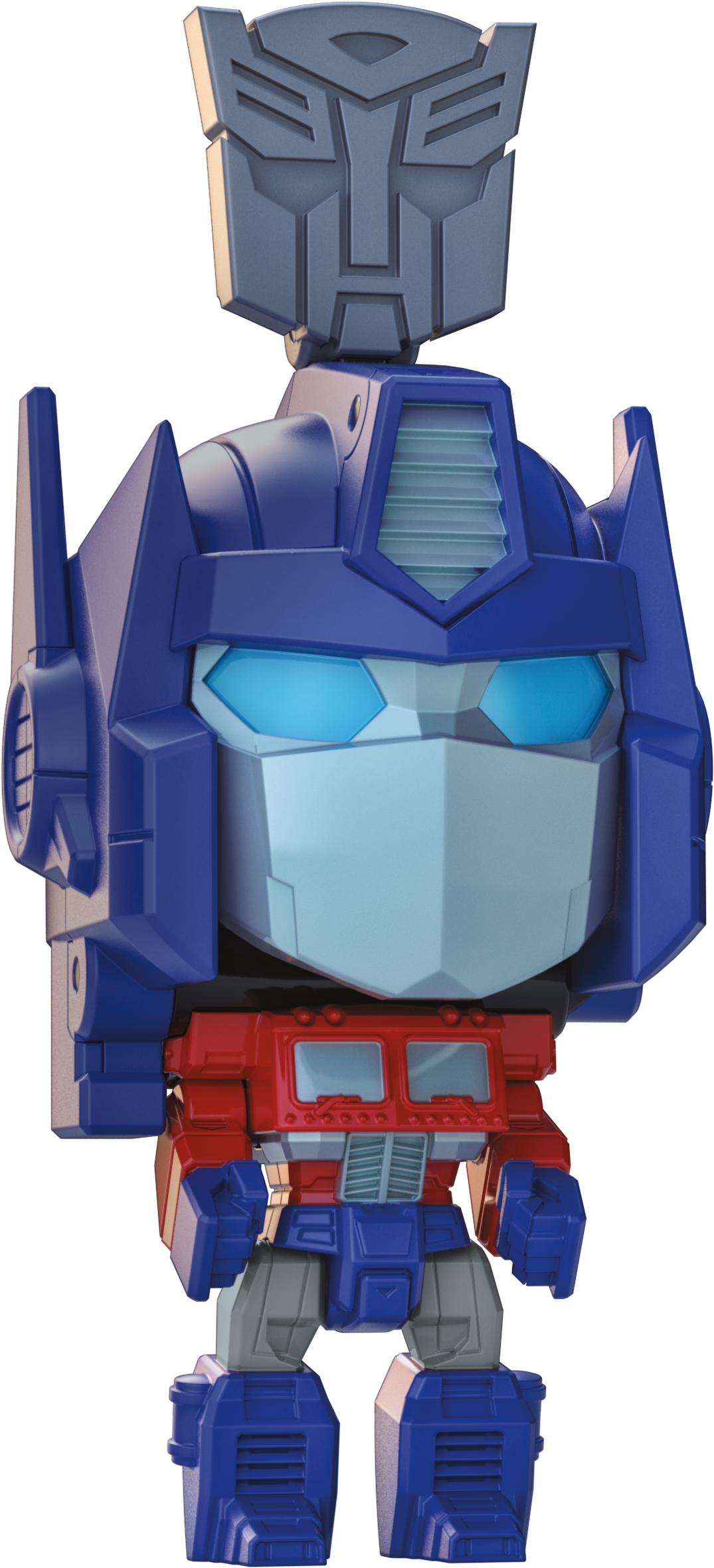 Optimus Prime Cartoon Render PNG image