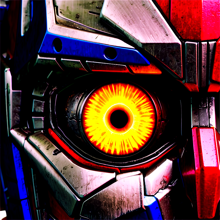Optimus Prime Glowing Eyes Effect Png 05252024 PNG image