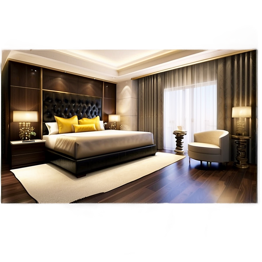 Opulent Master Bedroom Png 06252024 PNG image