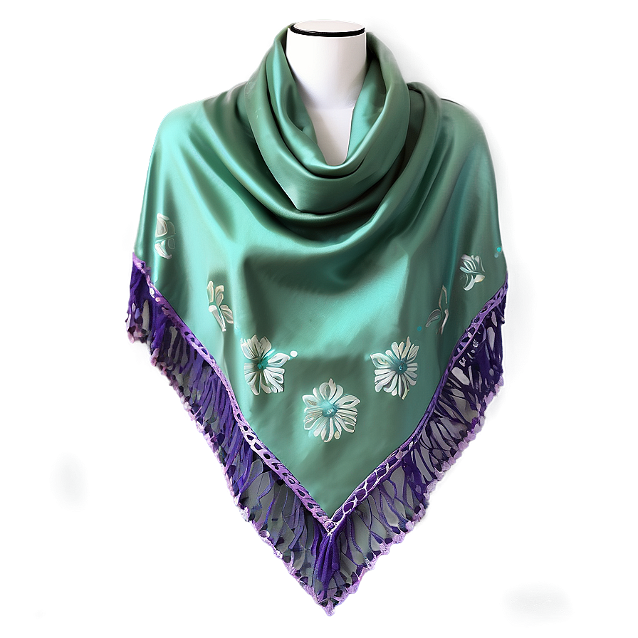 Opulent Silk Shawl Png Dxn5 PNG image