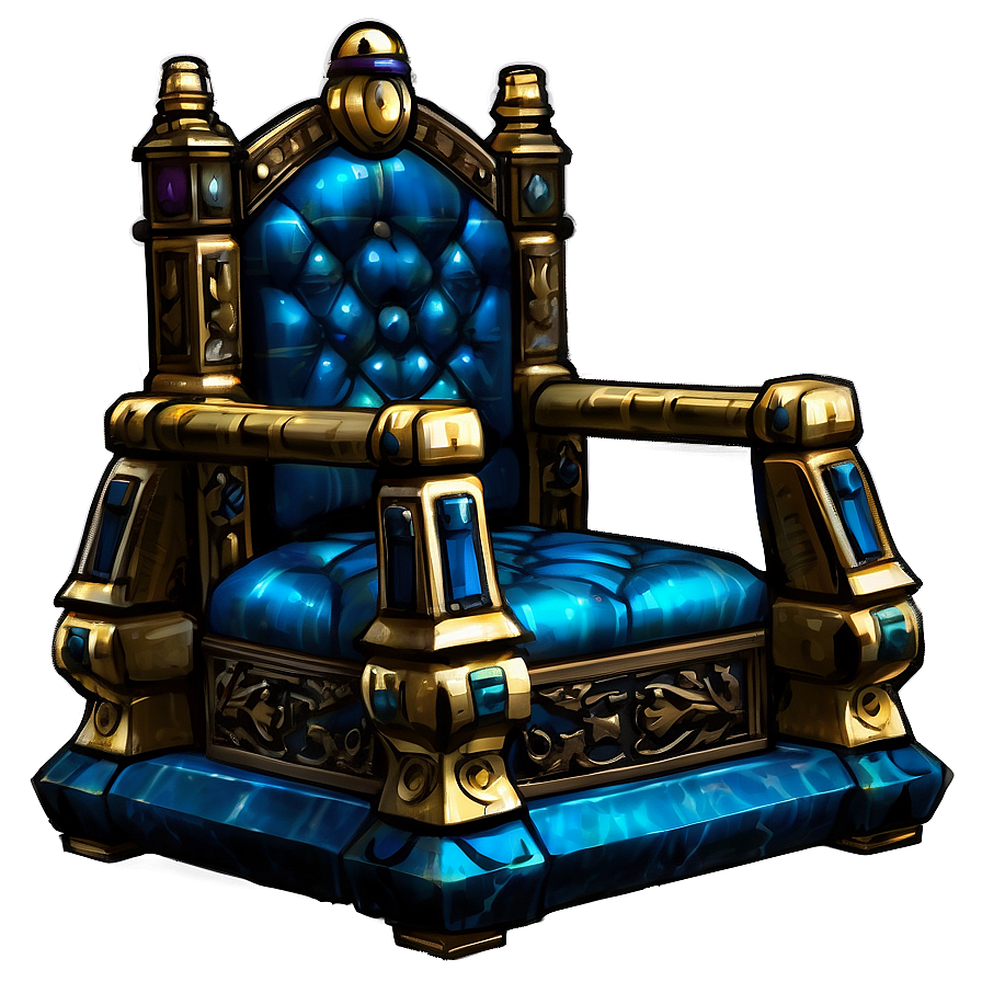 Opulent Throne For King Png Stp PNG image