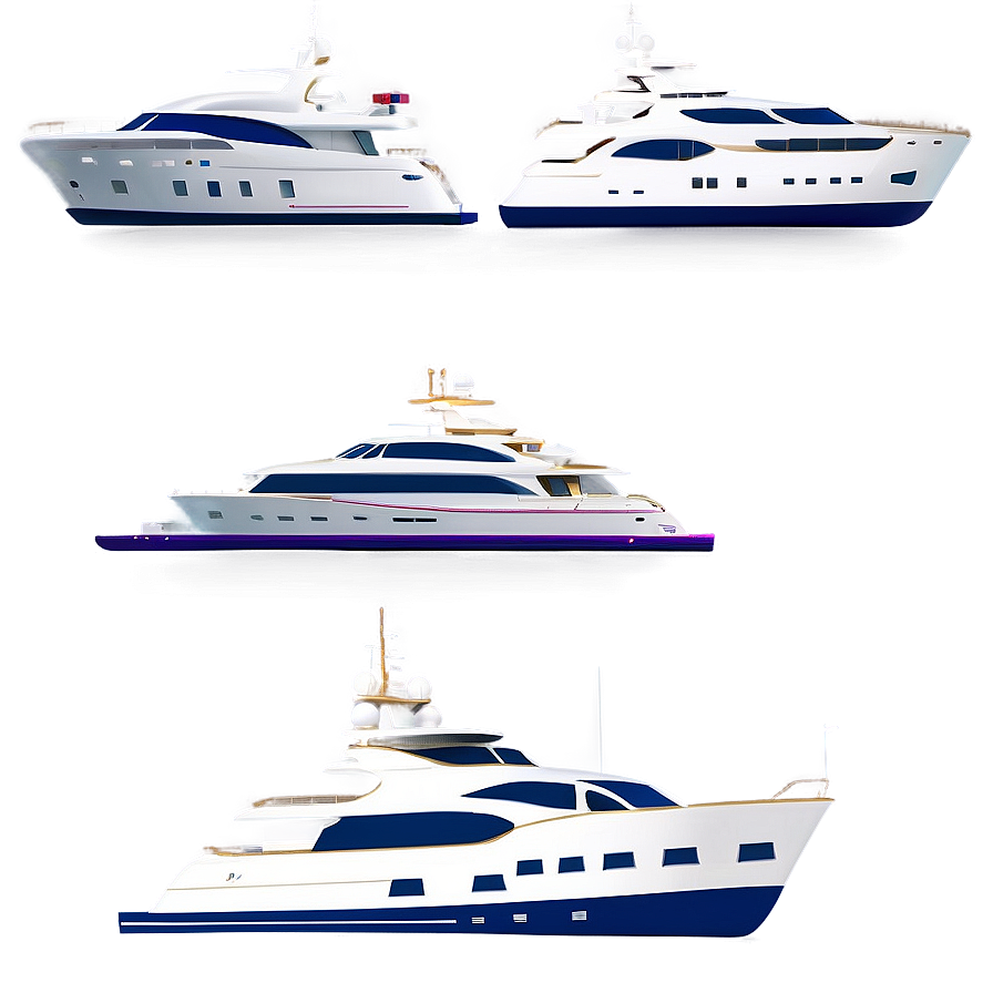 Opulent Yacht Png 06252024 PNG image