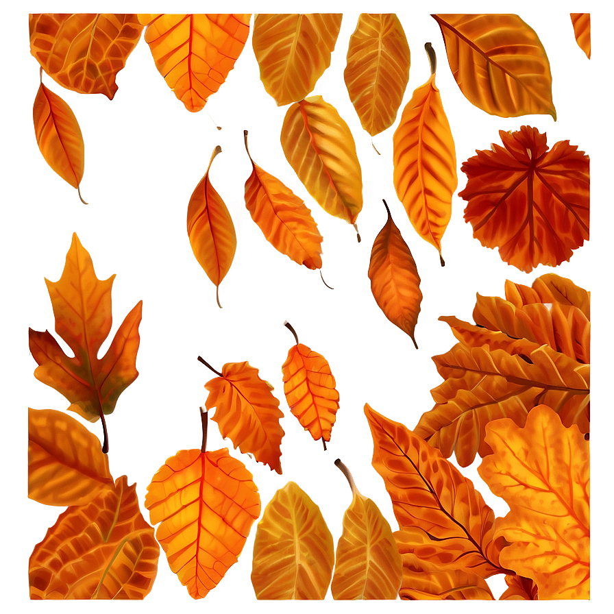 Orange Autumn Leaf Png 05252024 PNG image