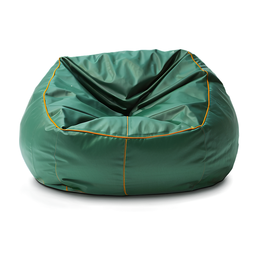 Orange Bean Bag Chair Png 06132024 PNG image