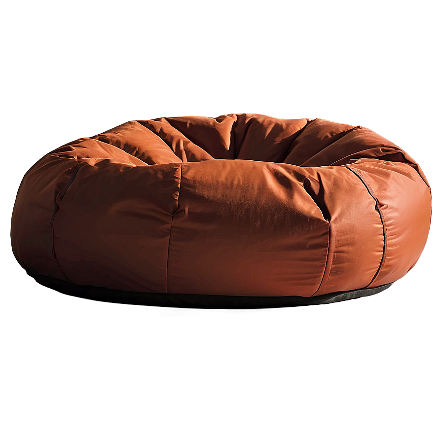 Orange Bean Bag Chair Png Bbv PNG image