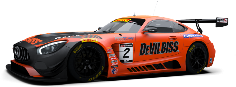 Orange Black A M G G T3 Racecar PNG image