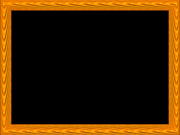 Orange Black Abstract Frame PNG image
