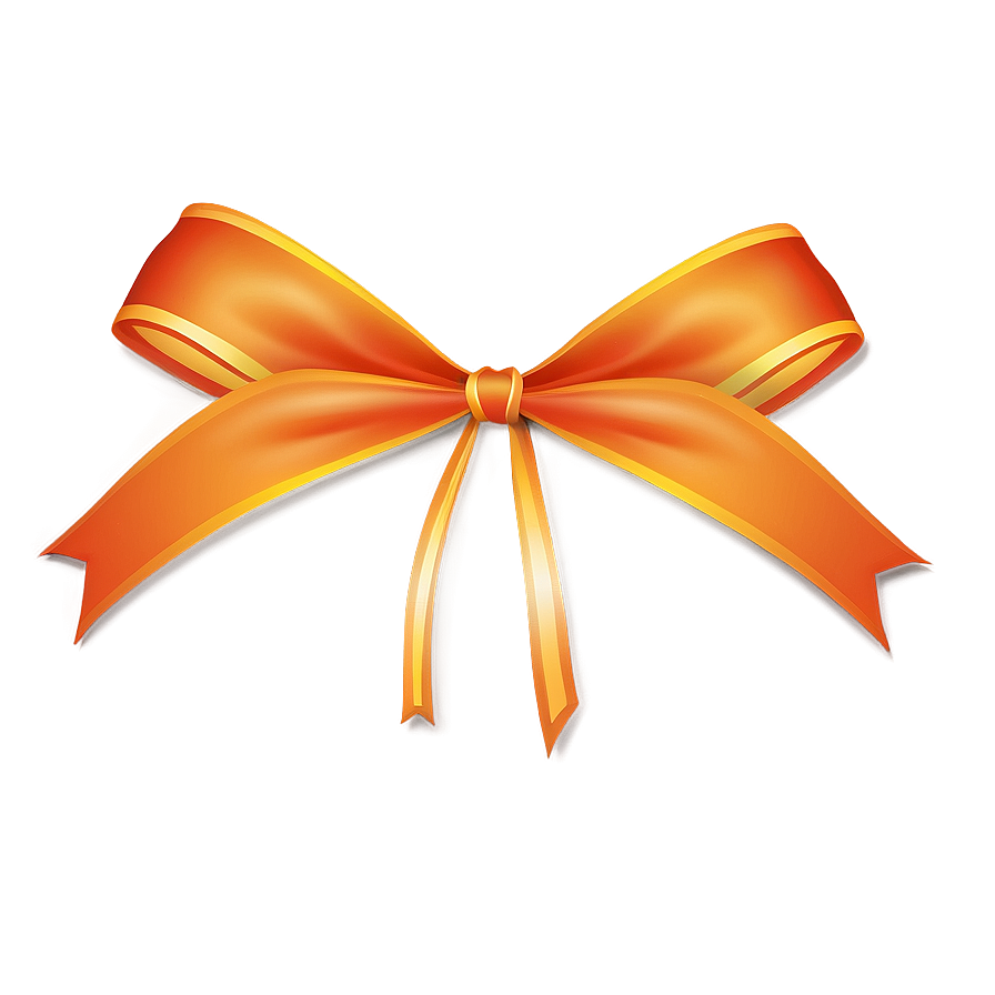 Orange Bow Clipart Png Xqo PNG image