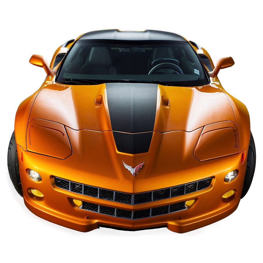 Orange Corvette Png 93 PNG image