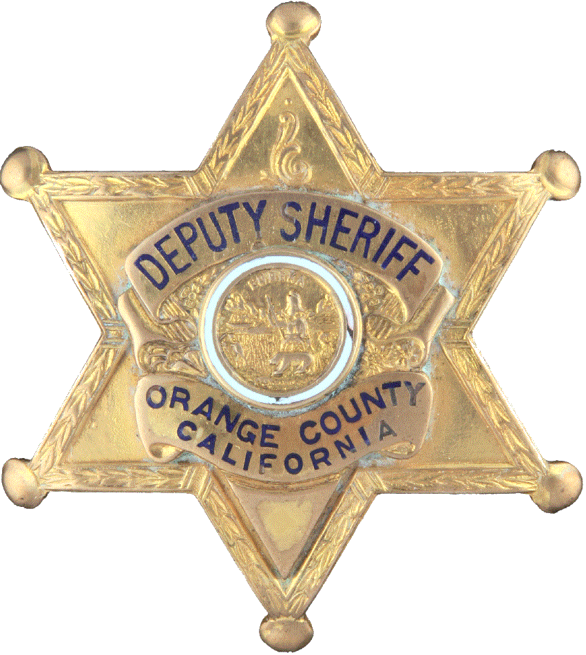 Orange County Deputy Sheriff Badge PNG image