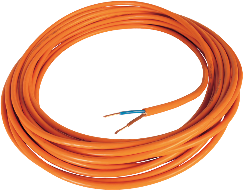 Orange Electrical Cable Coil.jpg PNG image