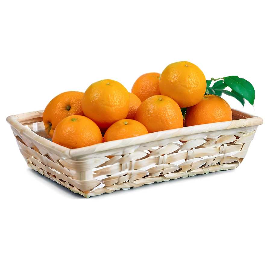 Orange Fruit Basket Png Ued69 PNG image