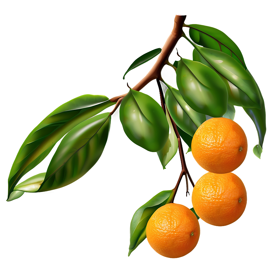 Orange Fruit Branch Png Vio71 PNG image