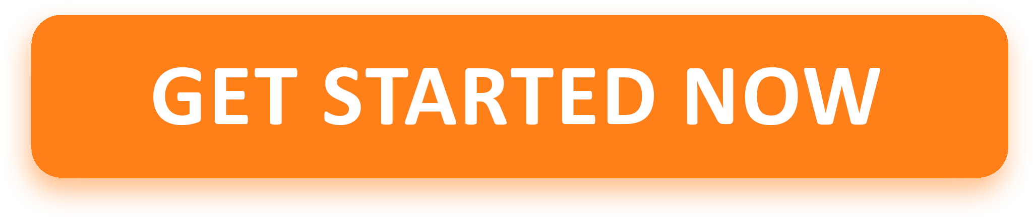 Orange Get Started Button PNG image