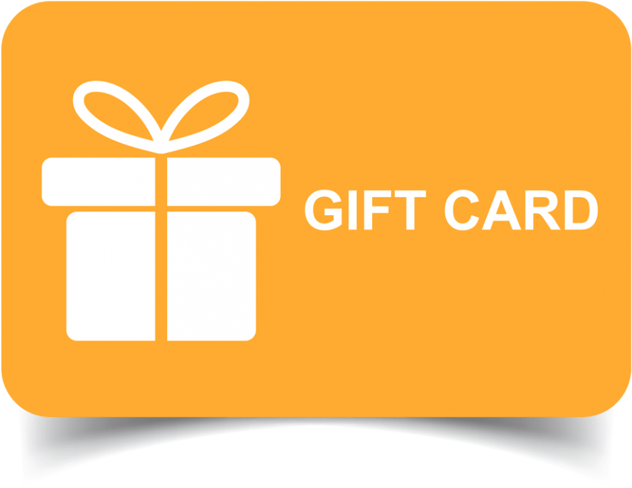 Orange Gift Card Icon PNG image