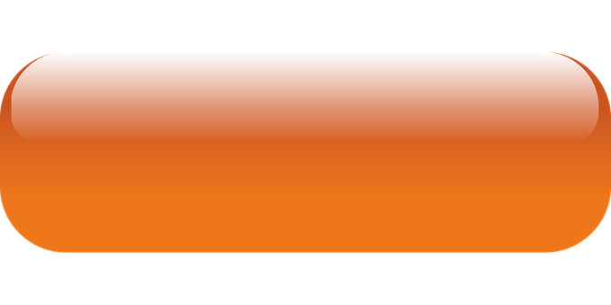 Orange Gradient Button Graphic PNG image