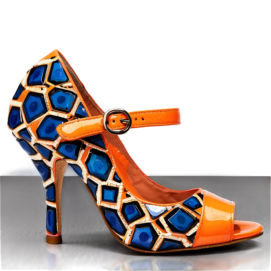 Orange High Heels Png 06122024 PNG image