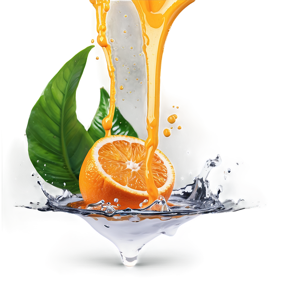 Orange Juice Splash Png Pyp58 PNG image