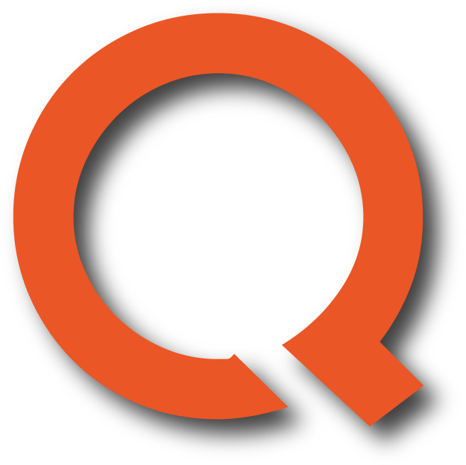 Orange Letter Q Graphic PNG image