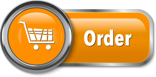 Orange Order Buttonwith Cart Icon PNG image