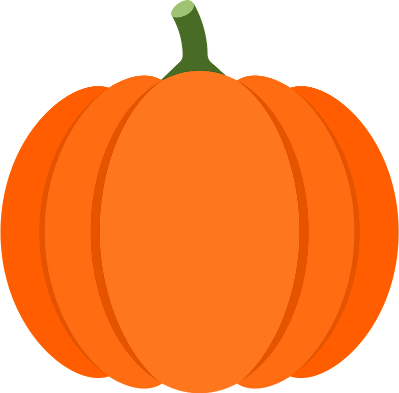 Orange Pumpkin Illustration PNG image