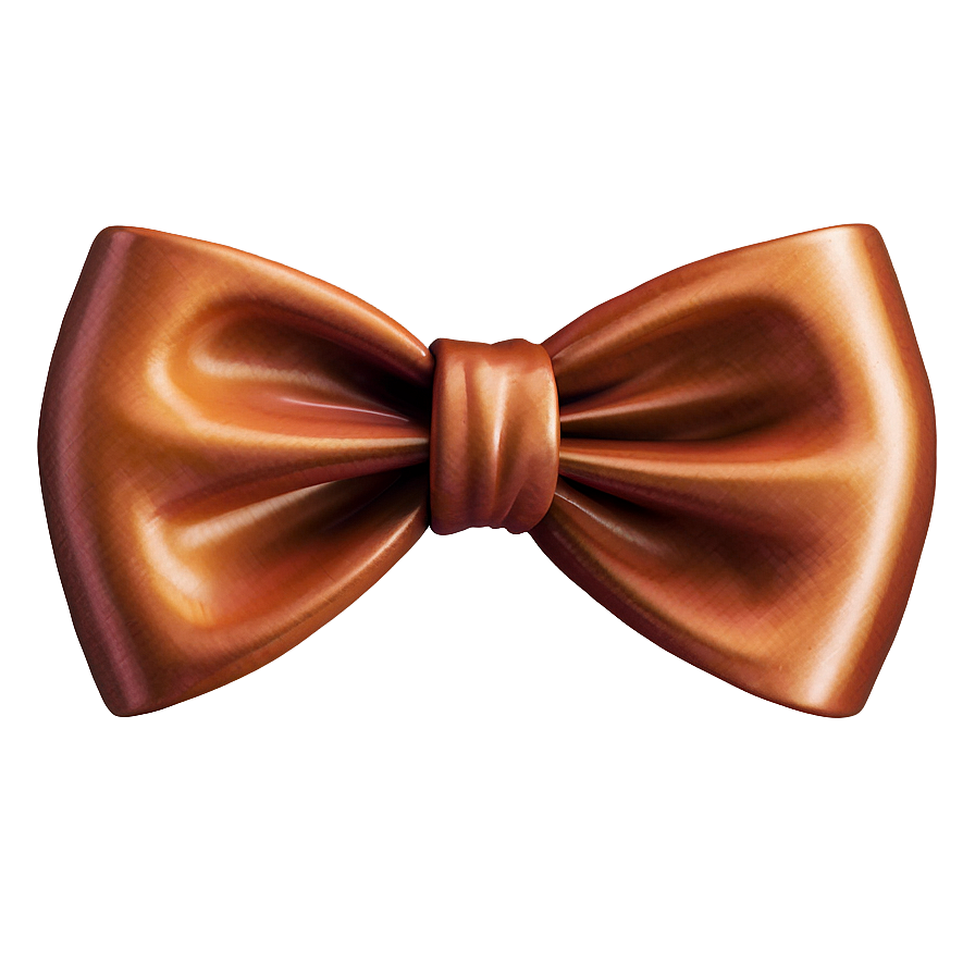 Orange Ribbon Gift Bow Png 06132024 PNG image