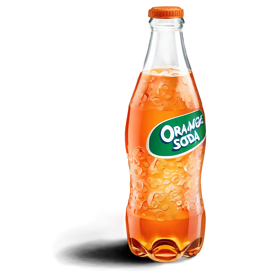 Orange Soda Bottle Png 06262024 PNG image