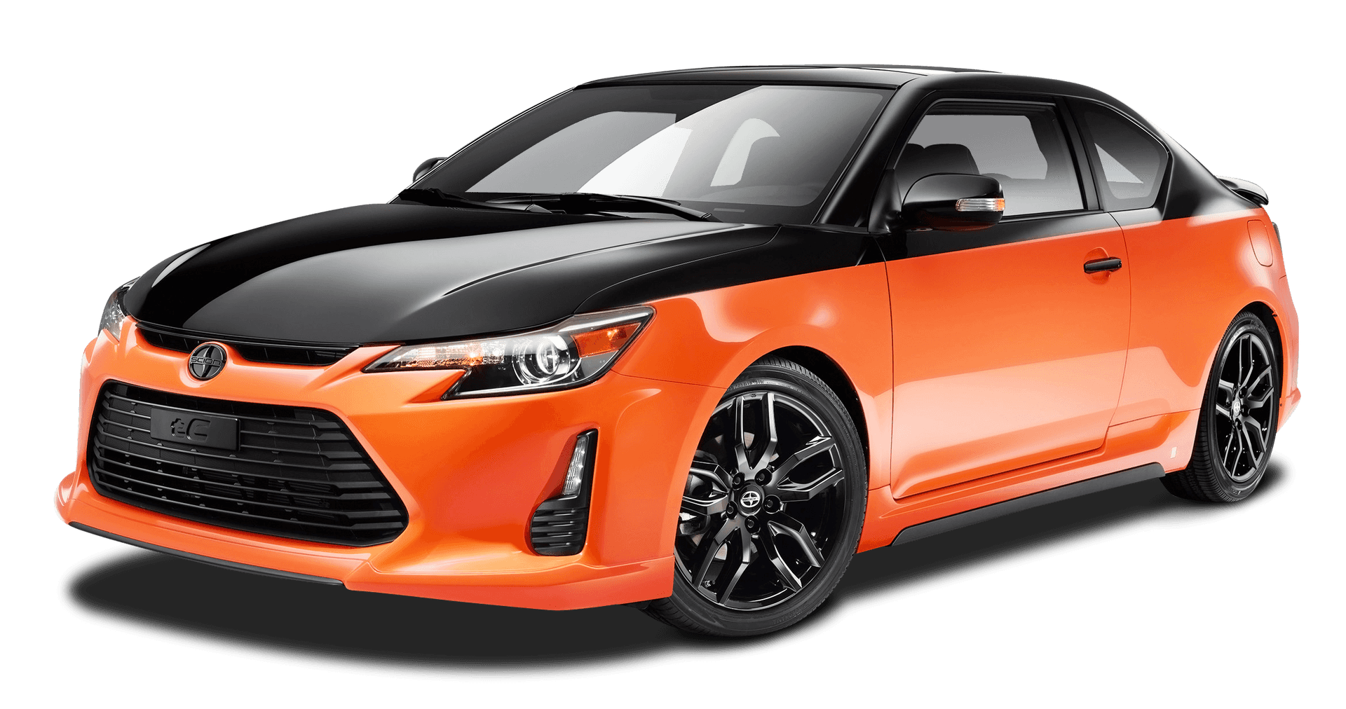 Orange Sports Car Transparent Background PNG image