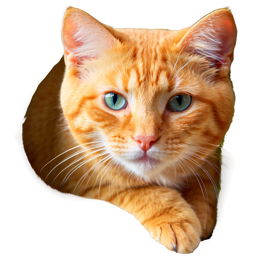 Orange Tabby Cat Transparent Asc PNG image