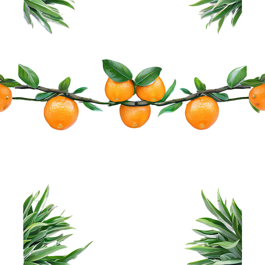 Orange Tree Garden Png 06132024 PNG image