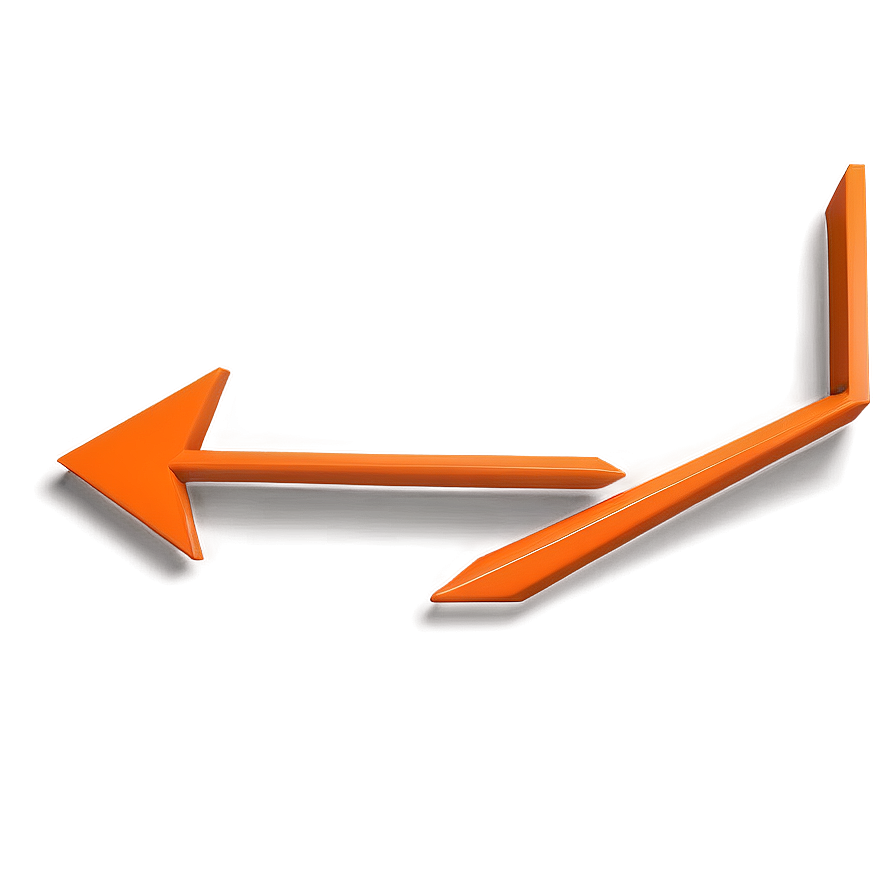 Orange Upward Arrow Png Twv PNG image