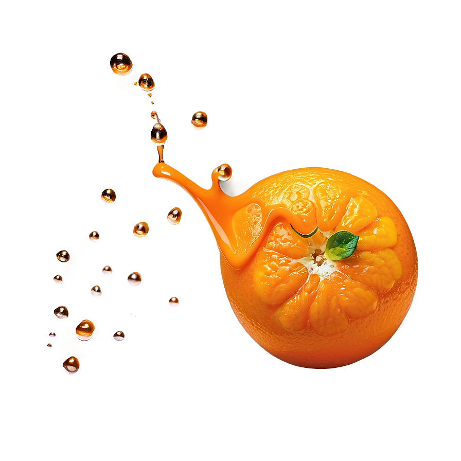 Orange With Dripping Juice Png 05032024 PNG image