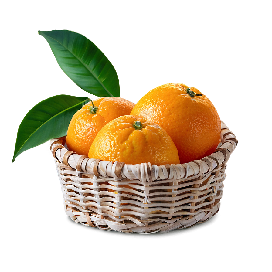 Oranges Basket Png Bbp51 PNG image