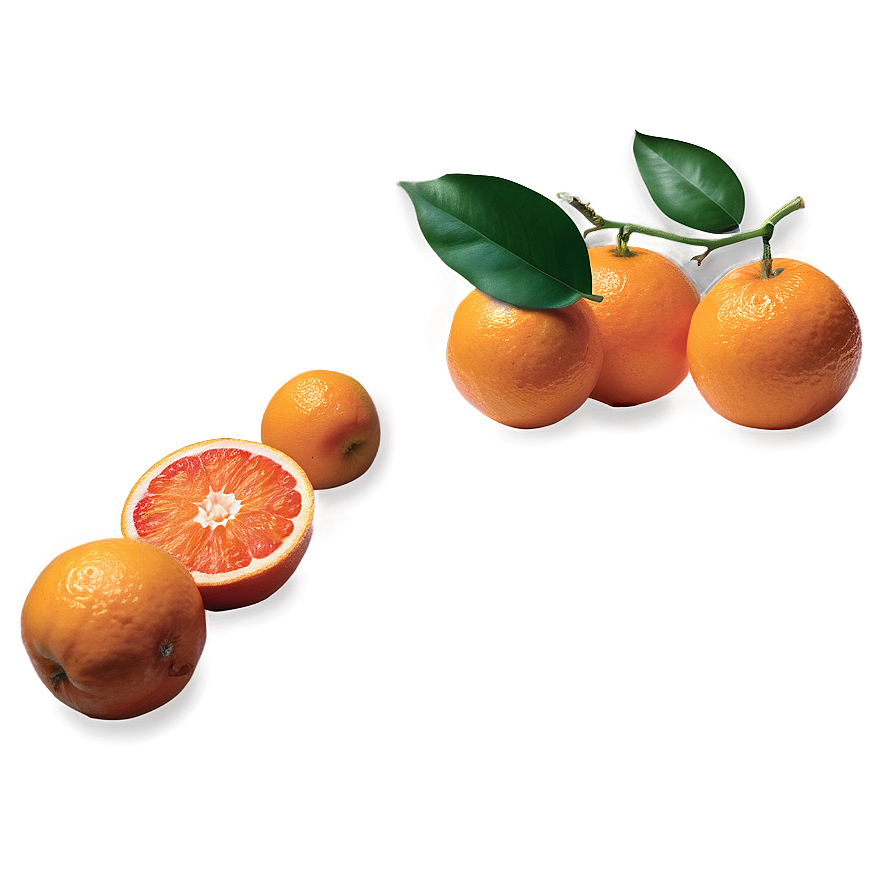 Oranges Flat Lay Png Bod33 PNG image