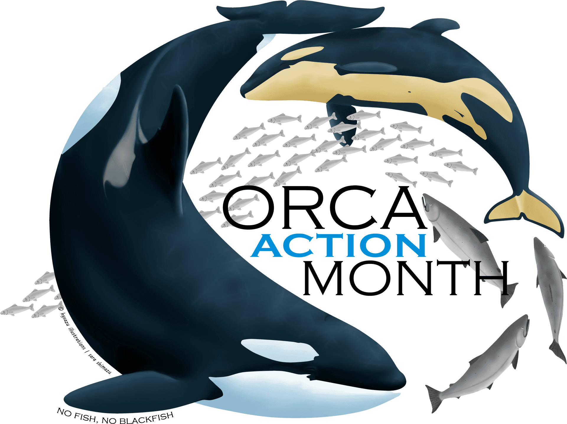 Orca Action Month Campaign PNG image