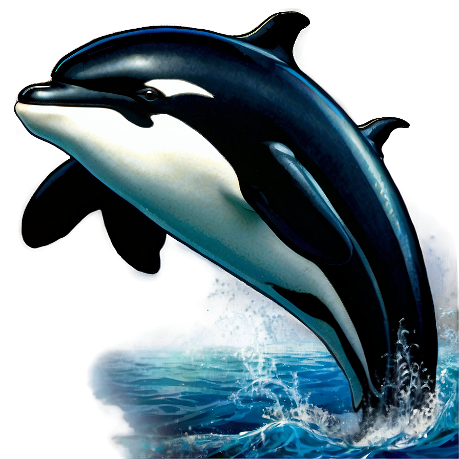 Orca And Dolphins Png Eyq PNG image