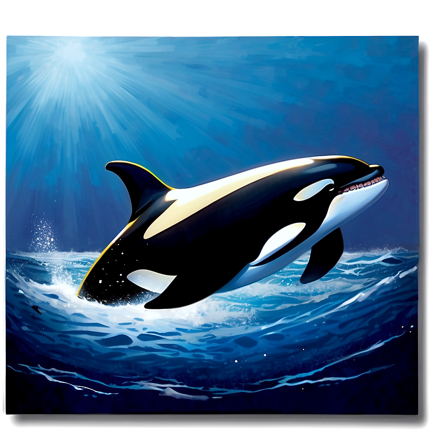 Orca In Moonlight Png 88 PNG image