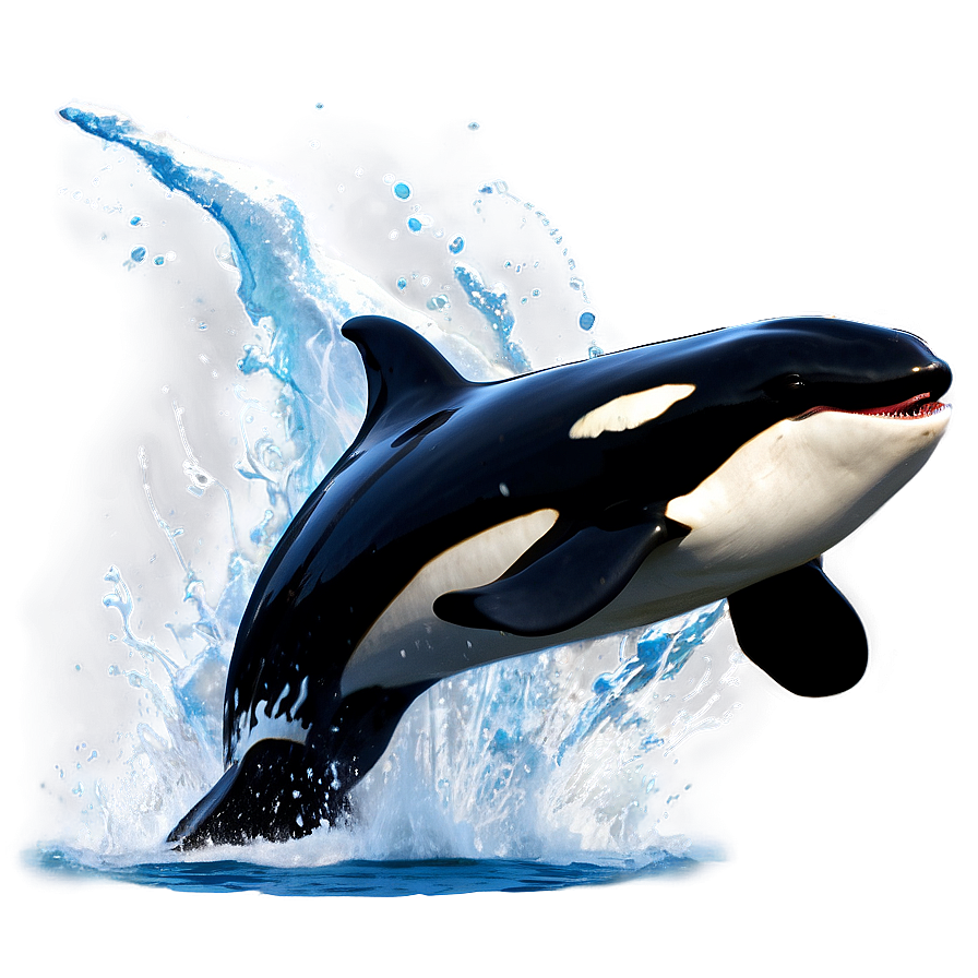 Orca Whale Splash Png 70 PNG image