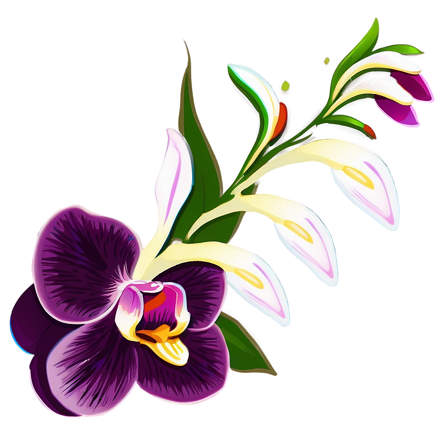 Orchid Emblem Png Pvt PNG image