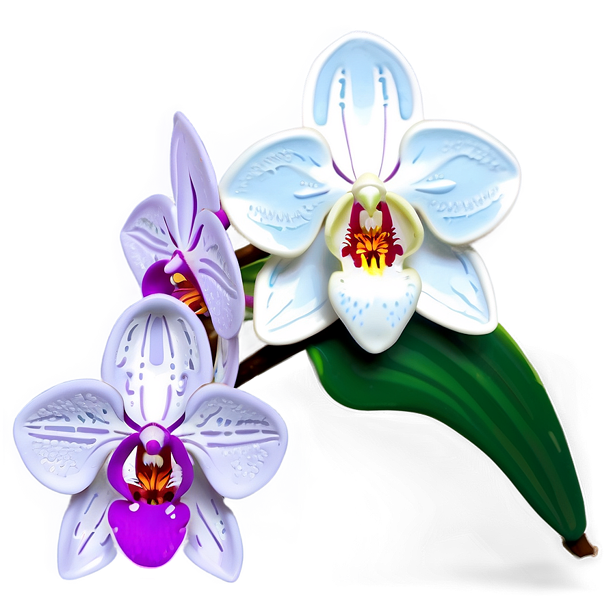 Orchid Flower Cricut Creation Png 9 PNG image