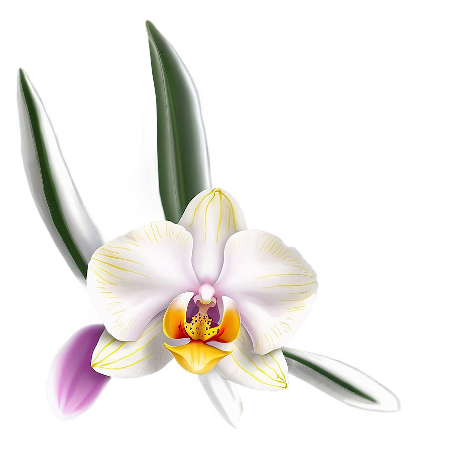 Orchid Flower Outline Png 05252024 PNG image